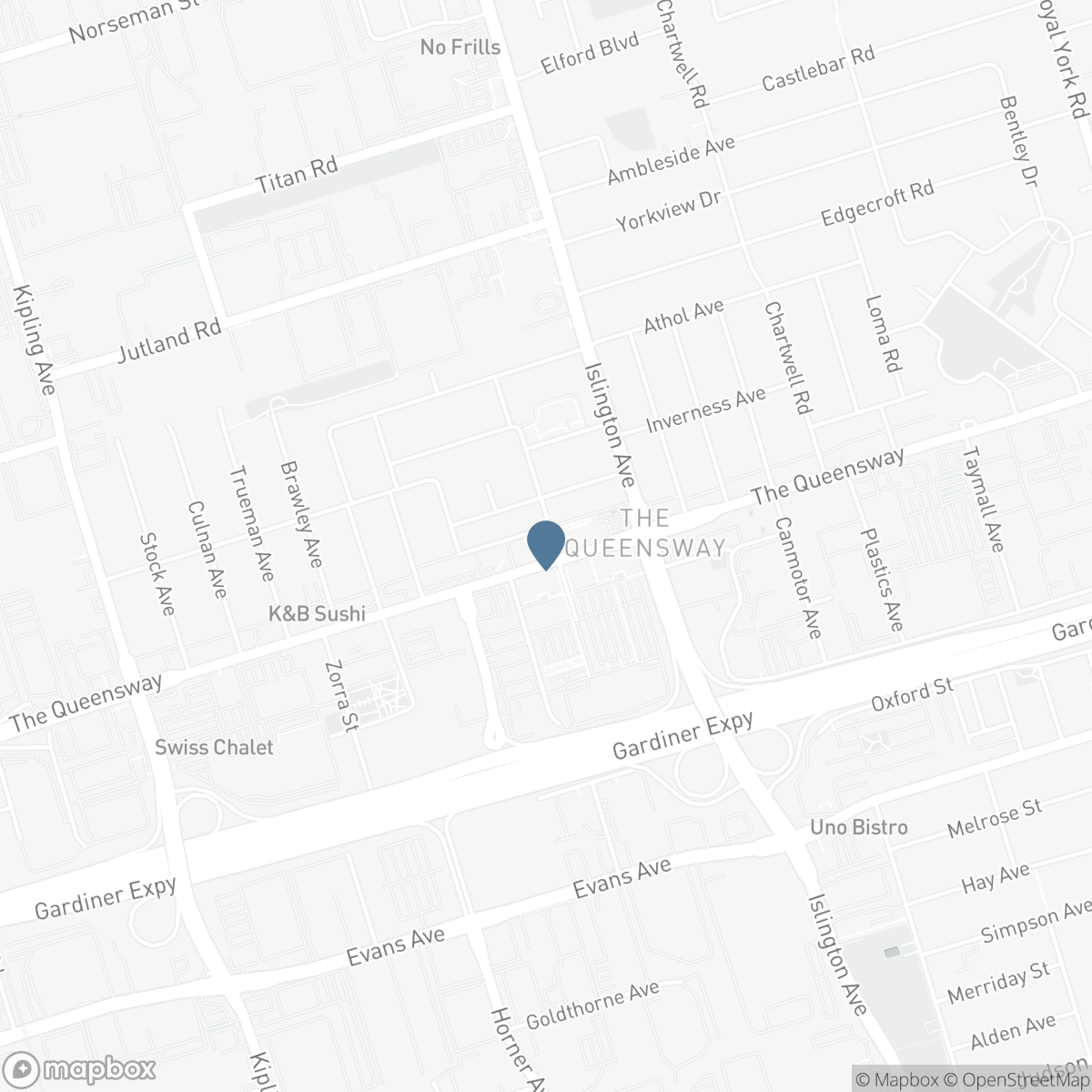 713 - 1050 THE QUEENSWAY, Toronto, Ontario M8Z 1P7